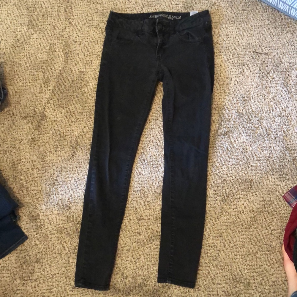 American Eagle black jeggings